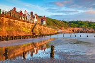 Sandsend Beach, Whitby, at Sunrise