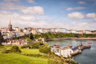 Tenby from Castle Hill